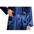 thumbnail image 7 of Lindreshi Robes for Women Fuzzy Mens Robe Winter Loose Fallow Couples Bathrobe Long Nightgown Nightgown, 7 of 7