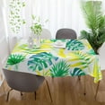 thumbnail image 6 of Tropical Palm Leaves Rectangle Tablecloth, Dust Proof Anti Wrinkle Wipeable Table Cloth Tabletop foration of Dinner Kitchen Wedding Holiday Party 54"x72" Decor Gift, 6 of 7