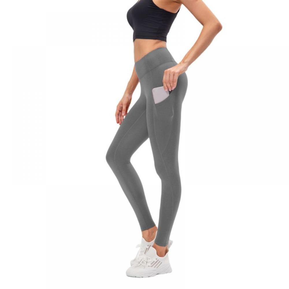 Women's Fleece Lined Winter Leggings High Waisted Thermal Warm Yoga