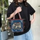 thumbnail image 4 of Bolso de Mano de Estilo Vintage Sunnimix Bolsos de hombro Elefante Azul, 4 of 8