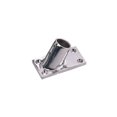 thumbnail image 1 of Sea Dog Boat Rail Fitting 281600-1 3-1/16 Inch x 1-3/4 Inch Rectangular Base; 60 Degree Angle; Stainless Steel; 7/8 Inch Outer Diameter, 1 of 3