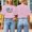 Pink, variant on MAIHAN Women Polo Shirt Casual Summer Boho Tops Graphic Shirts Short Sleeve Spring Summer Tops Beach Vacation Clothes for Casual 2026