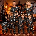 thumbnail image 7 of Halloween Family Pajamas Set with Moon Star Print, Breathable Long Sleeve Matching Halloween Pajamas for Whole Family, Classic Family Halloween Pajama Set Sleepwear, 7 of 7