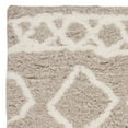 thumbnail image 2 of SAFAVIEH Equinox Erica Abstract Polyester Shag Area Rug, Beige/Ivory, 3' x 5', 2 of 4
