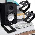 thumbnail image 2 of Carbon Steel Speaker Stand, Desktop Speaker Stand, Bookshelf Speaker Stand, 2 of 5