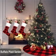 thumbnail image 5 of 5 Pack Christmas Stockings- 18 Inch Red Black Buffalo Plaid Christmas Stockings Fireplace Hanging Stockings for Family Christmas Decoration Holiday Season Party Decor, 5 of 8