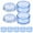Blue, variant on MIANGASTORE SUPVOX 1 Set portable 7 day stackable case tower travel ( blue )
