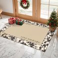 thumbnail image 4 of 2x3 Entryway Rug Bathroom Rugs for Front Door Bedroom Kitchen, Washable Vintage Print Carpet, Floor Mat with Non Slip Backing, 4 of 8