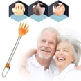 thumbnail image 3 of Daily Mix Store Bduttlefish Telescopic Scratcher Tickle Steel Back Massage Itch Massage Stick Yellow L7P1 For Steel Blue Relax Adjustable Back And, 3 of 8