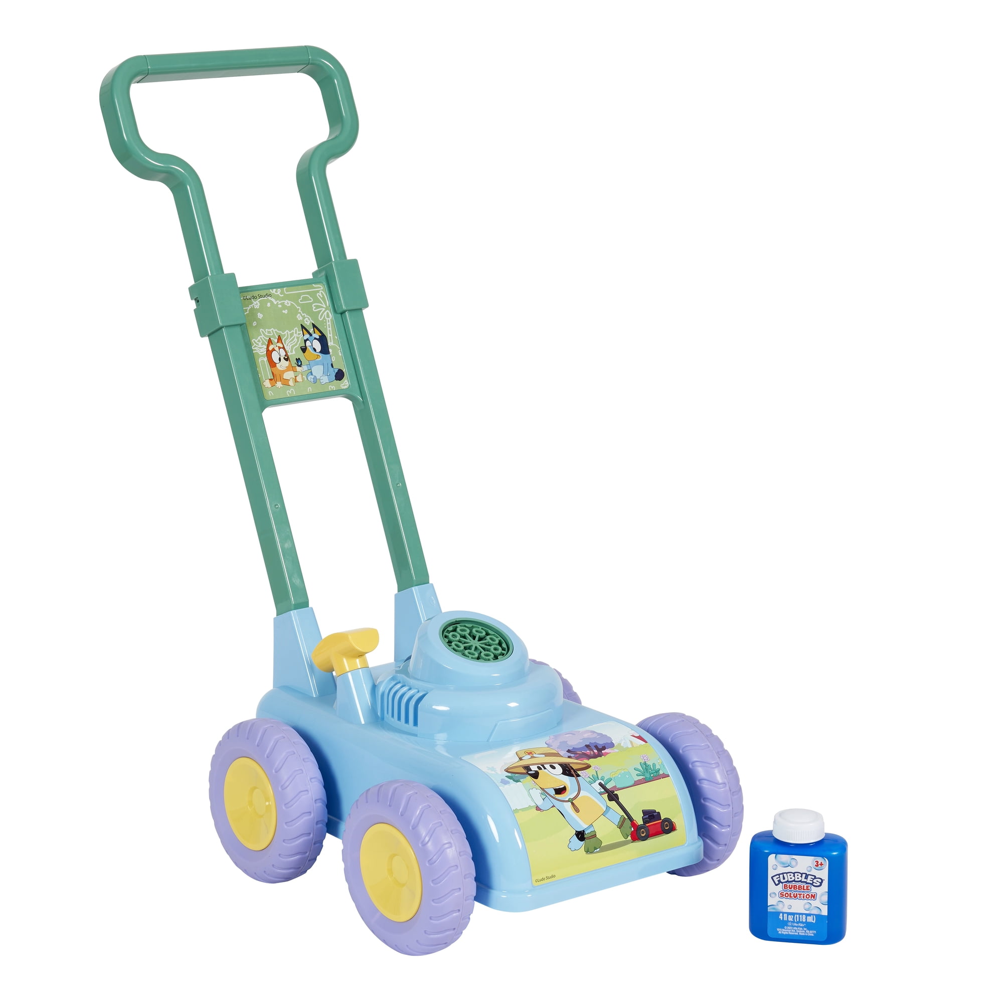 Little Kids Inc. Bluey No Spill Bubble Mower. Ages 3+