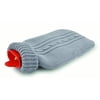 Hot Water Bottle with Grey Cozy