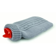 Hot Water Bottle with Grey Cozy