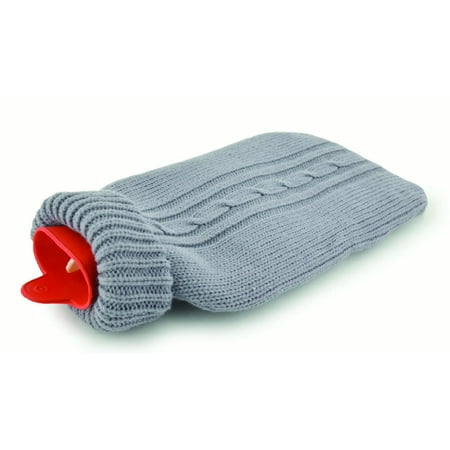 Hot Water Bottle with Grey Cozy