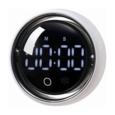 Smart Voice-Control Magnetic Kitchen Timer with Alarm, Digital Countdown Reminder for Cooking, Study, Skincare, Workout and Reading