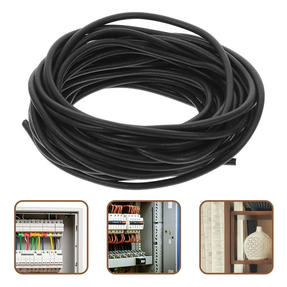 PTOOTP EPDM Black Rubber Weatherproof Seal Strip for Home Use - Flexible, Soundproof, Door and Window Gasket