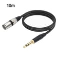 thumbnail image 1 of GLFILL 35mm 1/4 Inch TRS To XLR Male Balanced Signal Interconnect Cable 1/4 Inch To XLR Audio Stereo Microphone Speaker Cable 10M, 1 of 9