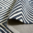 thumbnail image 6 of SAFAVIEH Ebony Driskoll Abstract Area Rug, Navy/Ivory, 8' x 10', 6 of 8