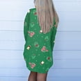 thumbnail image 4 of Munlar Suit Jackets for Women-Fashion Christmas Printed Long Sleeve Cardigan With Pocket Loose Casual Blouses White Petticoat Skirt Clearance, 4 of 7