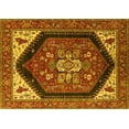thumbnail image 1 of Ahgly Company Indoor Rectangle Oriental Yellow Industrial Area Rugs, 5' x 7', 1 of 4