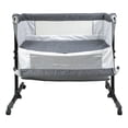 thumbnail image 4 of Cuna Colecho Bebé Little monkey Con Ruedas Mosquitero Abatible Color gris, 4 of 9