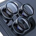 thumbnail image 1 of PINHEN for iPhone 15 Pro/iPhone 15 Pro Max Camera Lens Protector,[Keep Original Shooting] Shatterproof 9H Tempered Glass Camera Screen Protector Metal Ring Cover Film Accessories, 1 of 6
