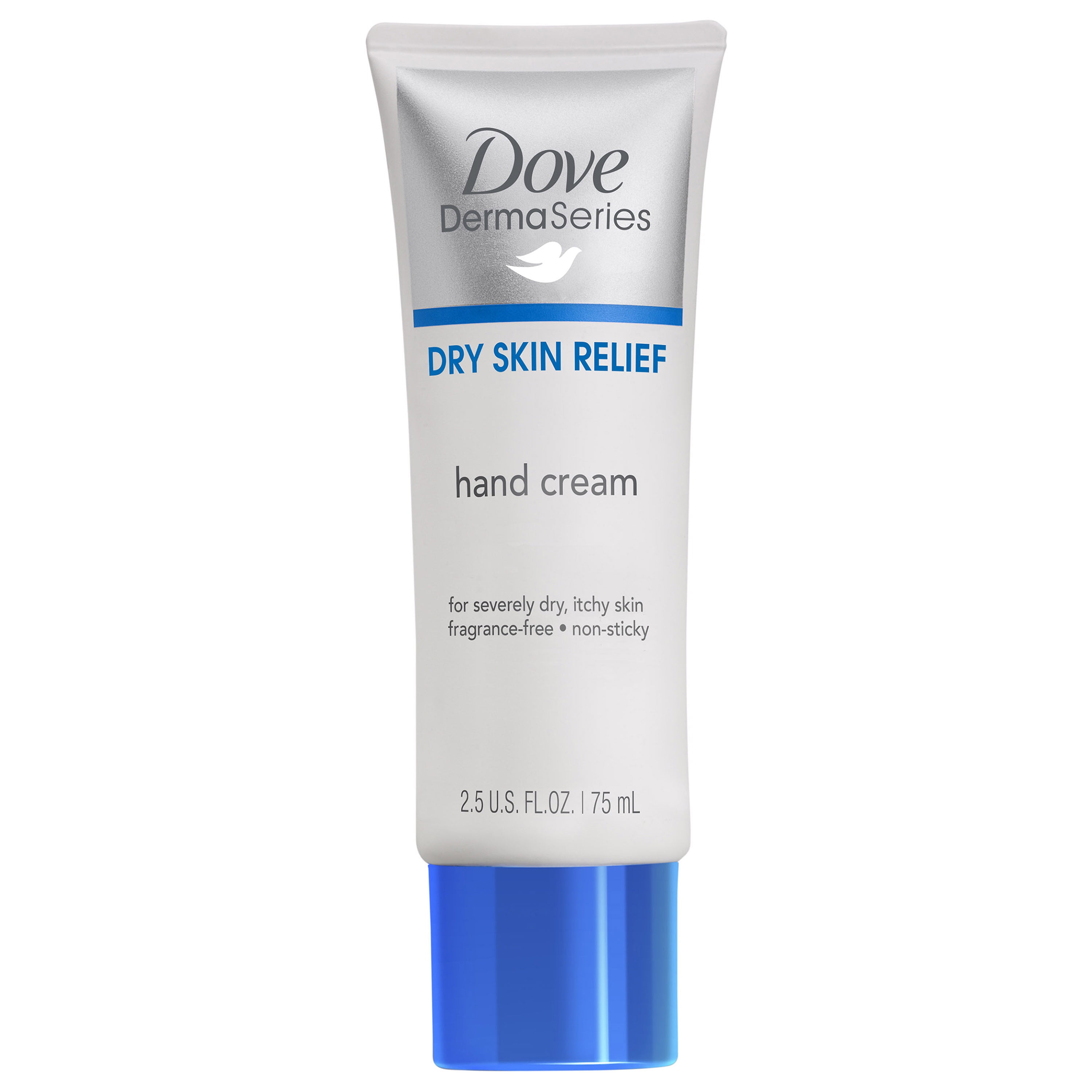 Dove Fragrance-Free Hand Cream for Dry Skin 2.5 oz