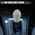 thumbnail image 2 of Unique Bargains Universal Car Gear Shift Cover Comfortable Handbrake Shifter Cover Anti-Slip Silicone Beige 2 Pcs, 2 of 6