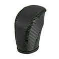 thumbnail image 1 of Cubierta de pomo de palanca de cambios de cuero de imitación para coche para Volkswagen Jetta Tiguan 2011-2019 Passat Beetle 2012-2019 Atlas 2018-2019 CC 2013-2017, 1 of 7