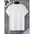 thumbnail image 2 of Men'S Casual "PLZ USE IT" Graphic Tee - Lightweight, Short Sleeve, Round Neck, All-Season Top with Playful Brain Design, Everyday Tshirt | Humorous Tshirt | Comfortable Fit, PLUS SIZE, 2 of 7