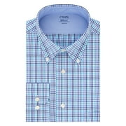 Men's Chaps Cool Max Regular-Fit Dress Shirt Blue Multi Plaid