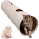 thumbnail image 5 of Túnel plegable para gatos, túnel arrugado para mascotas, túnel para cachorros y gatitos con bola, tubo de juego para mascotas, juguetes para conejos y gatitos, 5 of 5