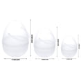 thumbnail image 3 of YXELECT Portable Transparent Open Easter Egg Twist, Reusable Easter Storage Egg, 3 of 9