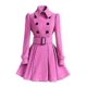thumbnail image 5 of Women's Gorgeous Belted Winter Long Coat Jacket 6 colors-, 5 of 5
