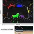thumbnail image 6 of Gaming Chair Mat for Carpet Hardwood Tile Floor,36"x48" Gaming Rug for Gaming Room, Under Desk Non Slip Gamer Rug,Low-Pile Game Room Rug,Rubber Backing Large Gaming Chair Floor Mat,Colorful Gamepad, 6 of 8
