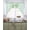 Green, variant on Green Bow Swag Valances for Windows, Small Curtains Drapes, Cute Bowknot Minimalist Solid Color Kitchen Window Curtains Over Sink Rod Pocket Window Treatment Valance for Bedroom/Bathroom 56"x36"