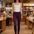 thumbnail image 1 of unbranded Leggings Térmicos De Púrpura Para Mujer Con Ajuste Cómodo Y, 1 of 8