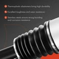thumbnail image 4 of A-Premium Rear Right Air Suspension Strut Shock Absorber Compatible with Tesla Model S 2012 2013 2014 2015, Passenger Side, Replace# 6006353-06-C, 6006353-00-C, 4 of 6