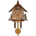 thumbnail image 2 of Bird And Leaf Model Forest Mechanical Cuckoo Clock, Linden Wood With Half And Full Hour Strike, 2 of 3