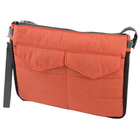 Travel Portable Insert Bag Cover Pouch Handbag Organizer Red for Tablet
