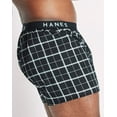 thumbnail image 4 of Hanes Mens Woven Boxer 4-Pack Ultimate Big Man Cool Comfort Flex Waistband 2XB, 4 of 6