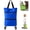 Blue, variant on 2-in-1 Foldable Shopping Trolley Bag, Waterproof Oxford Fabric & 33 lbs Heavy Duty Rolling Cart, Portable Grocery Tote for Supermarket Laundry Travel