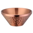 thumbnail image 2 of YAOMOBB Rice Bowl Double Layer Stainless Steel Ramen Noodle Bowl Anti scald Food Grade Tableware with Hammer Pattern Perfect for Rice Salad Soup and Snacks, 2 of 6