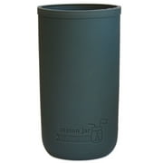 Silicone Sleeve for Ball Mason Jars (Pint & Half, Charcoal Gray)