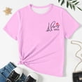 thumbnail image 4 of SXcggal Girls Short Sleeve Shirts Kids Summer Tops Crewneck Tees 3 13 Years Beautiful Cute Fashionable Girl Top, 4 of 6