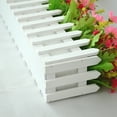 Travelwant Wooden Picket Fence Window Box/Flower Box, Flower Plant Pot