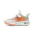 thumbnail image 5 of LIIPEE Girls Sneakers Hook And Loop Strap Closed Toe Non- Soft Sole Mesh Athletic Running Shoes Girls Cute Casual Daily Party Photoshoot Sneaker,Orange,11-12 Years, 5 of 8
