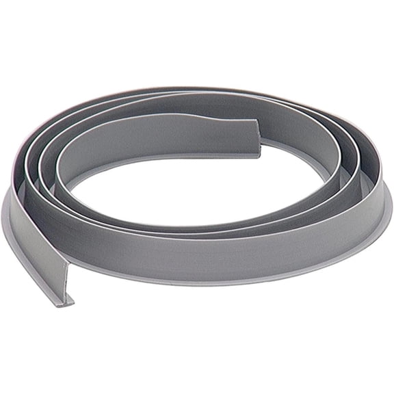 Gray Vinyl T-Shaped Storm Door Bottom Insert Replacement, 37 In., Model 04226