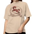 thumbnail image 2 of Smartprints Quick and Clever Women's T-Shirt Natural, Cotton, S, 2 of 4