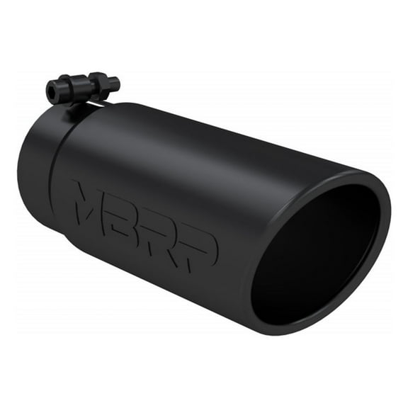 MBPR T5112BLK 3.5 Inch Exhaust Tip with Rolled Edge, Black