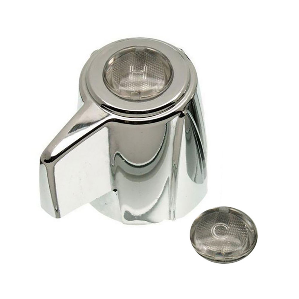 Thrifco 4401530 Replacement Delta Tub and Shower Faucet Delex Handle Chrome Metal with Hot